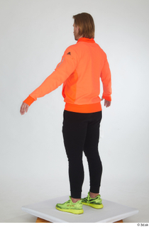  Erling black tracksuit dressed orange long sleeve t shirt sports standing whole body yellow sneakers 0028.jpg